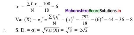 Maharashtra-Board-11th-Commerce-Maths-Solutions-Chapter-2-Measures-of-Dispersion-Ex-2.2-Q1.2