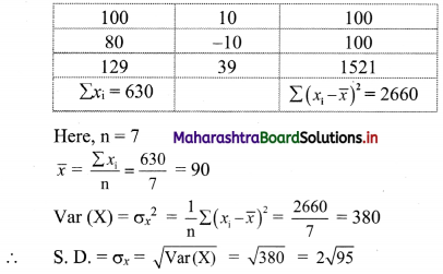 Maharashtra-Board-11th-Commerce-Maths-Solutions-Chapter-2-Measures-of-Dispersion-Ex-2.2-Q2.1