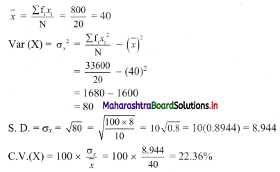 Maharashtra-Board-11th-Commerce-Maths-Solutions-Chapter-2-Measures-of-Dispersion-Ex-2.3-Q8.2