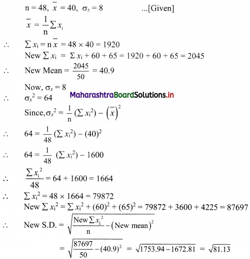 Maharashtra-Board-11th-Commerce-Maths-Solutions-Chapter-2-Measures-of-Dispersion-Miscellaneous-Exercise-2-Q12