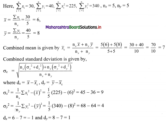 Maharashtra-Board-11th-Commerce-Maths-Solutions-Chapter-2-Measures-of-Dispersion-Miscellaneous-Exercise-2-Q14
