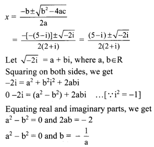 Maharashtra-Board-11th-Commerce-Maths-Solutions-Chapter-3-Complex-Numbers-Ex-3.2-Q4-iv