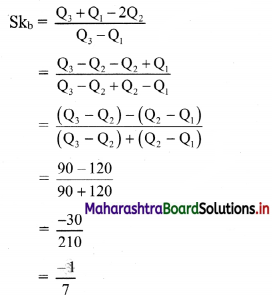 Maharashtra-Board-11th-Commerce-Maths-Solutions-Chapter-3-Skewness-Ex-3.1-Q8
