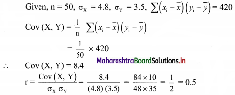 Maharashtra-Board-11th-Commerce-Maths-Solutions-Chapter-5-Correlation-Miscellaneous-Exercise-5-Q1