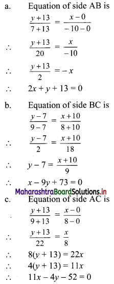 Maharashtra-Board-11th-Commerce-Maths-Solutions-Chapter-5-Locus-and-Straight-Line-Ex-5.4-Q10.1