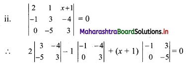 Maharashtra-Board-11th-Commerce-Maths-Solutions-Chapter-6-Determinants-Ex-6.1-Q2.1