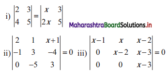 Maharashtra-Board-11th-Commerce-Maths-Solutions-Chapter-6-Determinants-Ex-6.1-Q2