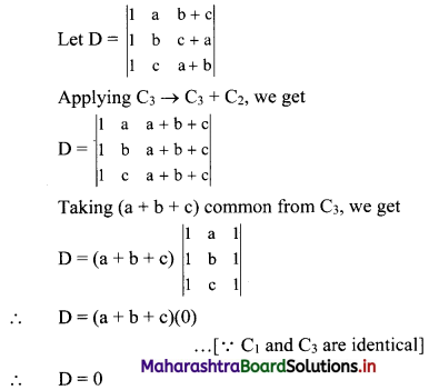 Maharashtra-Board-11th-Commerce-Maths-Solutions-Chapter-6-Determinants-Ex-6.2-Q1i