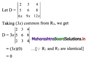 Maharashtra-Board-11th-Commerce-Maths-Solutions-Chapter-6-Determinants-Ex-6.2-Q1ii
