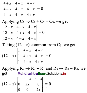 Maharashtra-Board-11th-Commerce-Maths-Solutions-Chapter-6-Determinants-Ex-6.2-Q4