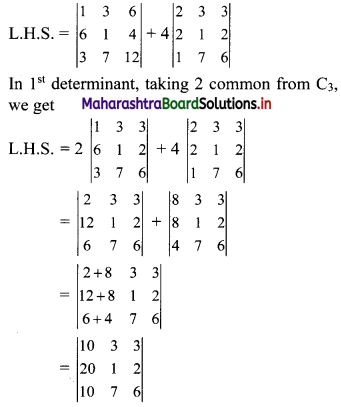 Maharashtra-Board-11th-Commerce-Maths-Solutions-Chapter-6-Determinants-Ex-6.2-Q5