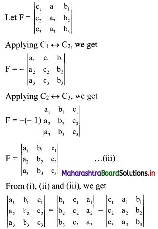 Maharashtra-Board-11th-Commerce-Maths-Solutions-Chapter-6-Determinants-Ex-6.2-Q7i.1