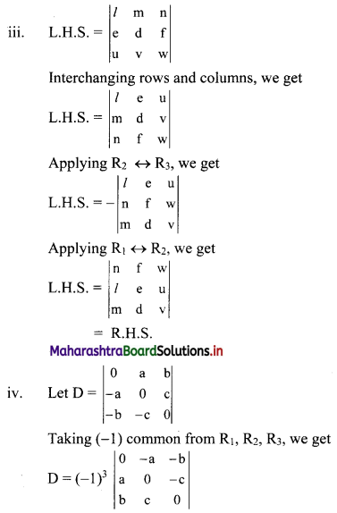 Maharashtra-Board-11th-Commerce-Maths-Solutions-Chapter-6-Determinants-Miscellaneous-Exercise-6-Q4.4