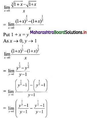 Maharashtra-Board-11th-Commerce-Maths-Solutions-Chapter-7-Limits-Ex-7.1-III-Q1