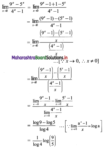 Maharashtra-Board-11th-Commerce-Maths-Solutions-Chapter-7-Limits-Ex-7.4-Q1i