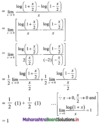Maharashtra-Board-11th-Commerce-Maths-Solutions-Chapter-7-Limits-Ex-7.4-Q1iii.1