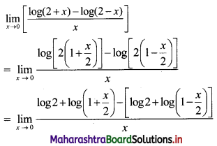 Maharashtra-Board-11th-Commerce-Maths-Solutions-Chapter-7-Limits-Ex-7.4-Q1iii