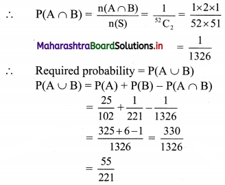 Maharashtra-Board-11th-Commerce-Maths-Solutions-Chapter-7-Probability-Ex-7.3-Q3