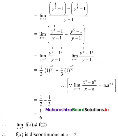 Maharashtra-Board-11th-Commerce-Maths-Solutions-Chapter-8-Continuity-Ex-8.1-Q3i.1