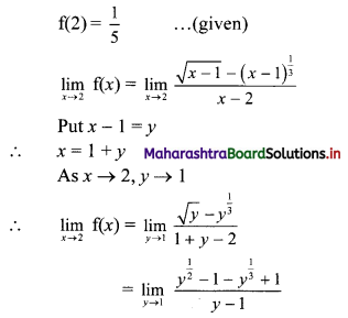 Maharashtra-Board-11th-Commerce-Maths-Solutions-Chapter-8-Continuity-Ex-8.1-Q3i