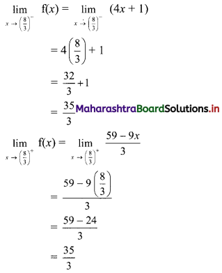 Maharashtra-Board-11th-Commerce-Maths-Solutions-Chapter-8-Continuity-Ex-8.1-Q3iii