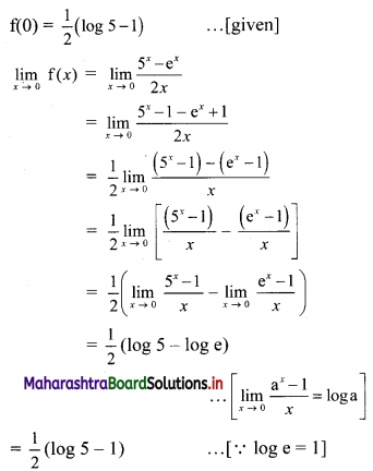 Maharashtra-Board-11th-Commerce-Maths-Solutions-Chapter-8-Continuity-Miscellaneous-Exercise-8-I-Q3