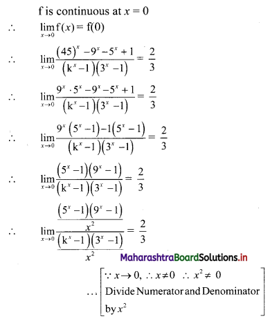 Maharashtra-Board-11th-Commerce-Maths-Solutions-Chapter-8-Continuity-Miscellaneous-Exercise-8-II-Q2