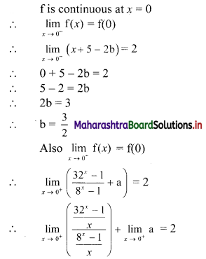 Maharashtra-Board-11th-Commerce-Maths-Solutions-Chapter-8-Continuity-Miscellaneous-Exercise-8-III-Q3