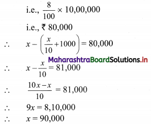Maharashtra-Board-11th-Commerce-Maths-Solutions-Chapter-9-Commercial-Mathematics-Miscellaneous-Exercise-9-Q1
