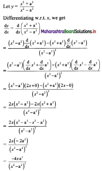Maharashtra-Board-11th-Commerce-Maths-Solutions-Chapter-9-Differentiation-Ex-9.1-IV-Q1