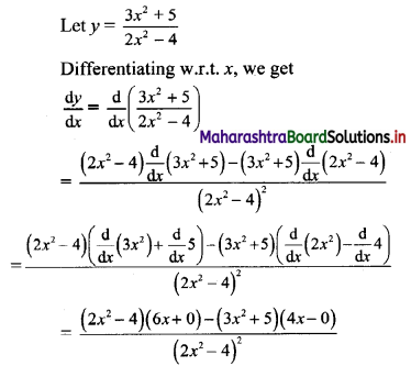 Maharashtra-Board-11th-Commerce-Maths-Solutions-Chapter-9-Differentiation-Ex-9.1-IV-Q2