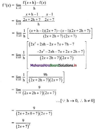 Maharashtra-Board-11th-Commerce-Maths-Solutions-Chapter-9-Differentiation-Ex-9.1-V-Q4