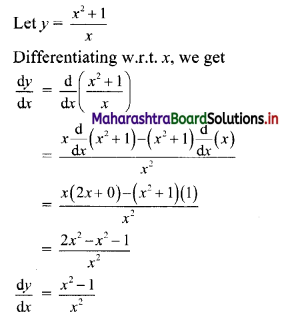 Maharashtra-Board-11th-Commerce-Maths-Solutions-Chapter-9-Differentiation-Ex-9.2-I-Q2