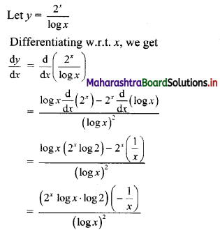 Maharashtra-Board-11th-Commerce-Maths-Solutions-Chapter-9-Differentiation-Ex-9.2-I-Q6