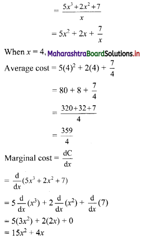 Maharashtra-Board-11th-Commerce-Maths-Solutions-Chapter-9-Differentiation-Ex-9.2-II-Q4