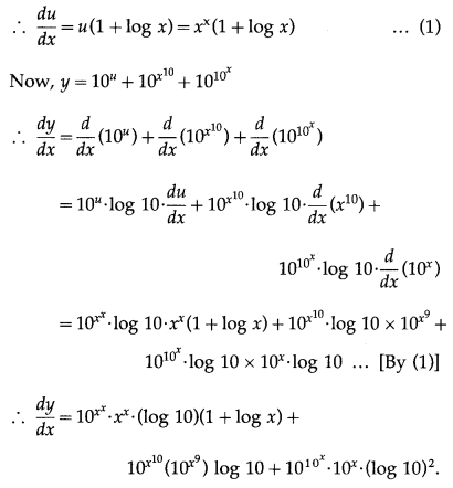 Maharashtra-Board-12th-Commerce-Maths-Solutions-Chapter-3-Differentiation-Ex-3.3-III-Q3.1