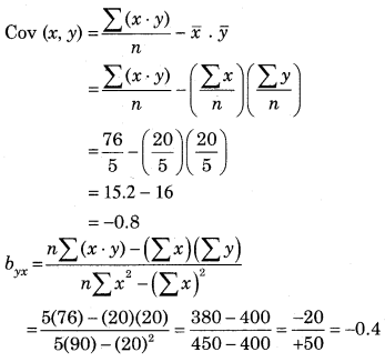 Maharashtra-Board-12th-Commerce-Maths-Solutions-Chapter-3-Linear-Regression-Ex-3.1-Q3