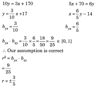 Maharashtra-Board-12th-Commerce-Maths-Solutions-Chapter-3-Linear-Regression-Ex-3.3-Q12