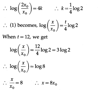 Maharashtra-Board-12th-Commerce-Maths-Solutions-Chapter-8-Differential-Equation-and-Applications-Ex-8.6-Q1
