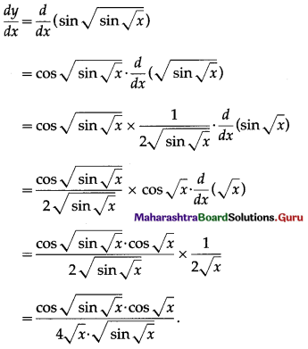 Maharashtra-Board-12th-Maths-Solutions-Chapter-1-Differentiation-Ex-1.1-23