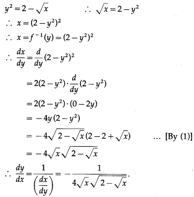 Maharashtra-Board-12th-Maths-Solutions-Chapter-1-Differentiation-Ex-1.2-2
