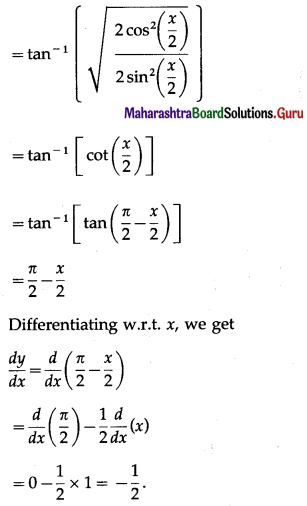 Maharashtra-Board-12th-Maths-Solutions-Chapter-1-Differentiation-Ex-1.2-45