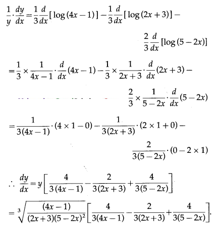 Maharashtra-Board-12th-Maths-Solutions-Chapter-1-Differentiation-Ex-1.3-Q1-ii.1
