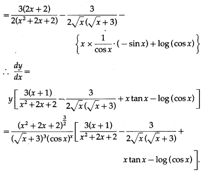 Maharashtra-Board-12th-Maths-Solutions-Chapter-1-Differentiation-Ex-1.3-Q1-iv.2