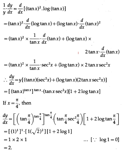 Maharashtra-Board-12th-Maths-Solutions-Chapter-1-Differentiation-Ex-1.3-Q2-viii
