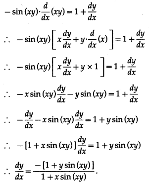 Maharashtra-Board-12th-Maths-Solutions-Chapter-1-Differentiation-Ex-1.3-Q3-viii