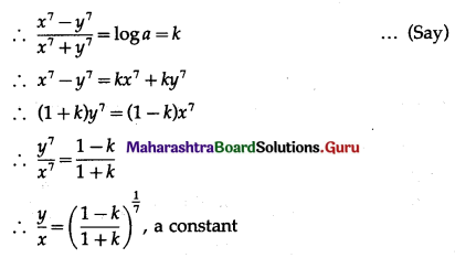 Maharashtra-Board-12th-Maths-Solutions-Chapter-1-Differentiation-Ex-1.3-Q4-vii