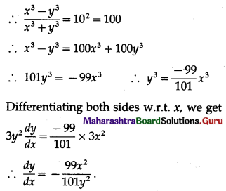 Maharashtra-Board-12th-Maths-Solutions-Chapter-1-Differentiation-Ex-1.3-Q5-ii