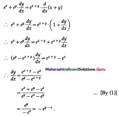 Maharashtra-Board-12th-Maths-Solutions-Chapter-1-Differentiation-Ex-1.3-Q5-iv
