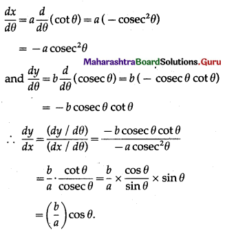 Maharashtra-Board-12th-Maths-Solutions-Chapter-1-Differentiation-Ex-1.4-Q1-ii